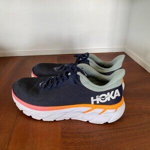 Women's Hoka "Clifton 7" Sneakers, Size 8